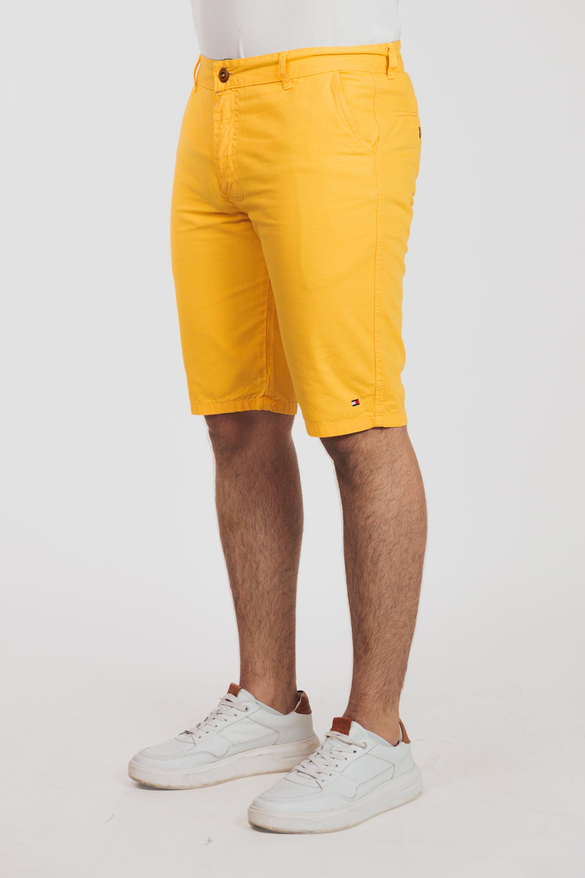 Amarillo - Bermuda chino en drill rígido para hombre REF 135 BOTH+HIS