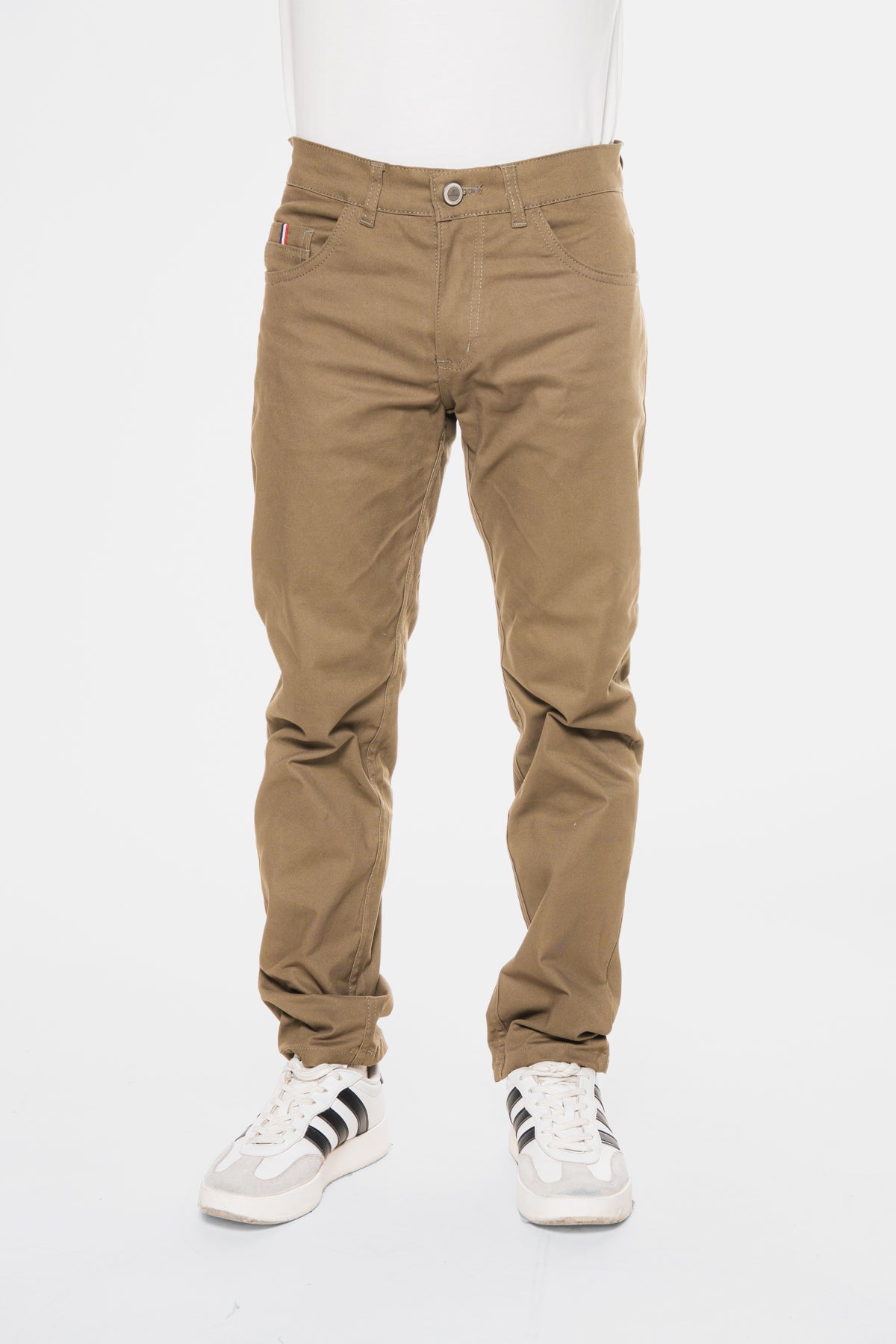 Verde oliva - Pantalón dril licrado para hombre REF 083 BOTH+HIS