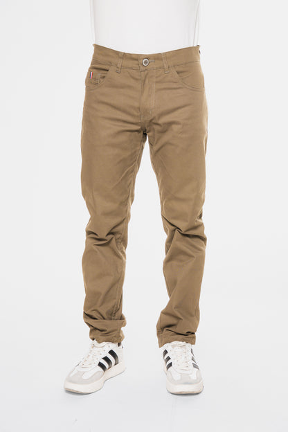Verde oliva - Pantalón dril licrado para hombre REF 083 BOTH+HIS