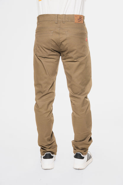 Verde oliva - Pantalón dril licrado para hombre REF 083 BOTH+HIS