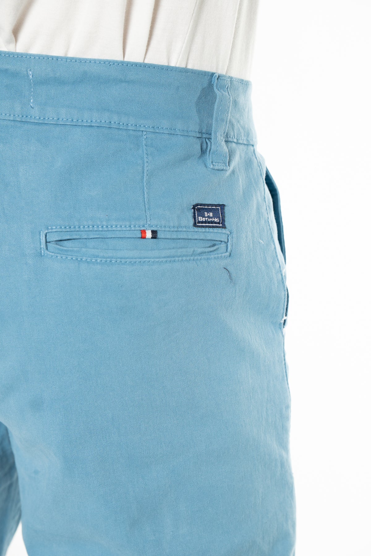 Azul Cielo - Pantalón clásico dril licrado para hombre REF 001 BOTH+HIS