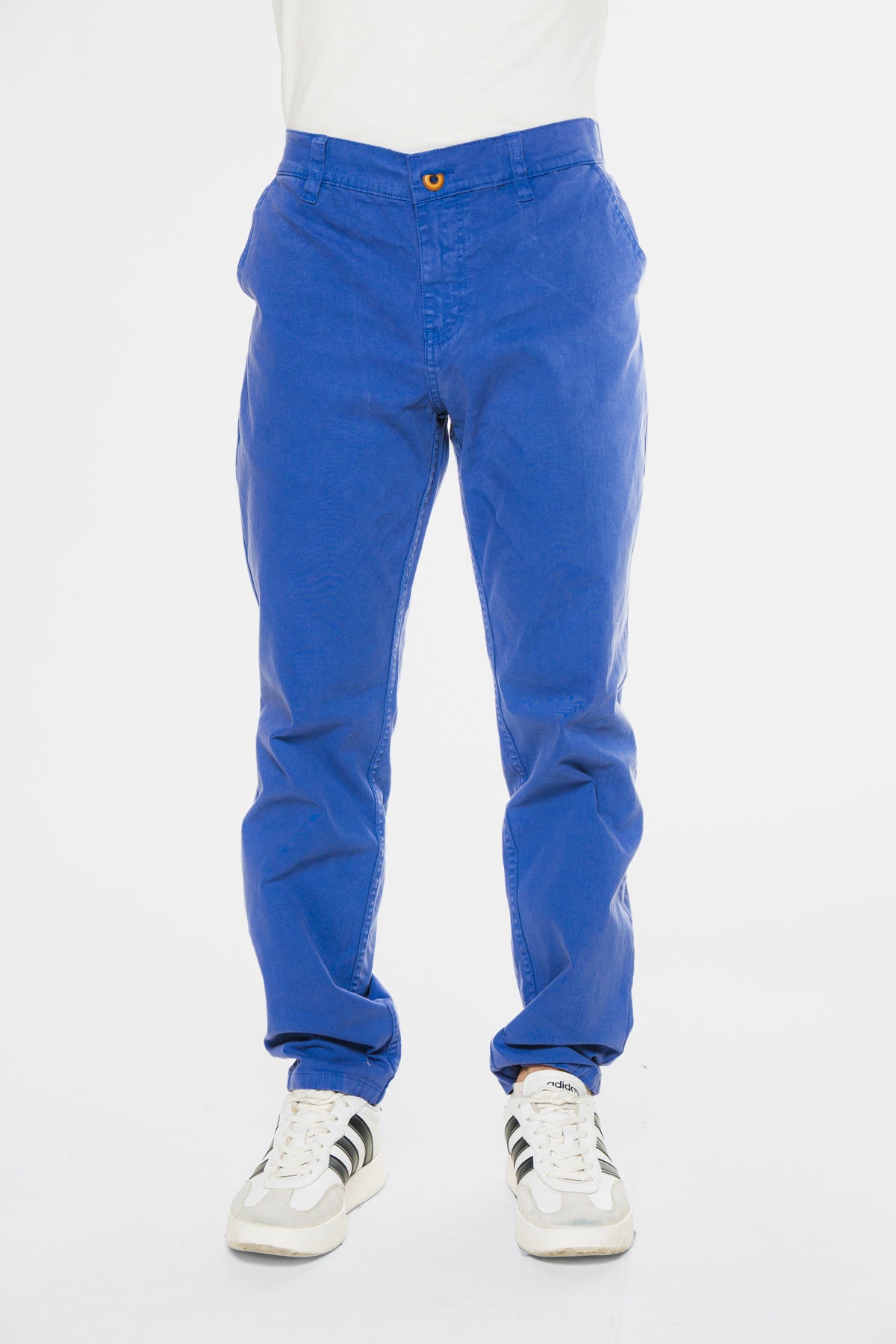 AZUL REY - Pantalón clásico dril licrado para hombre REF 001 BOTH+HIS