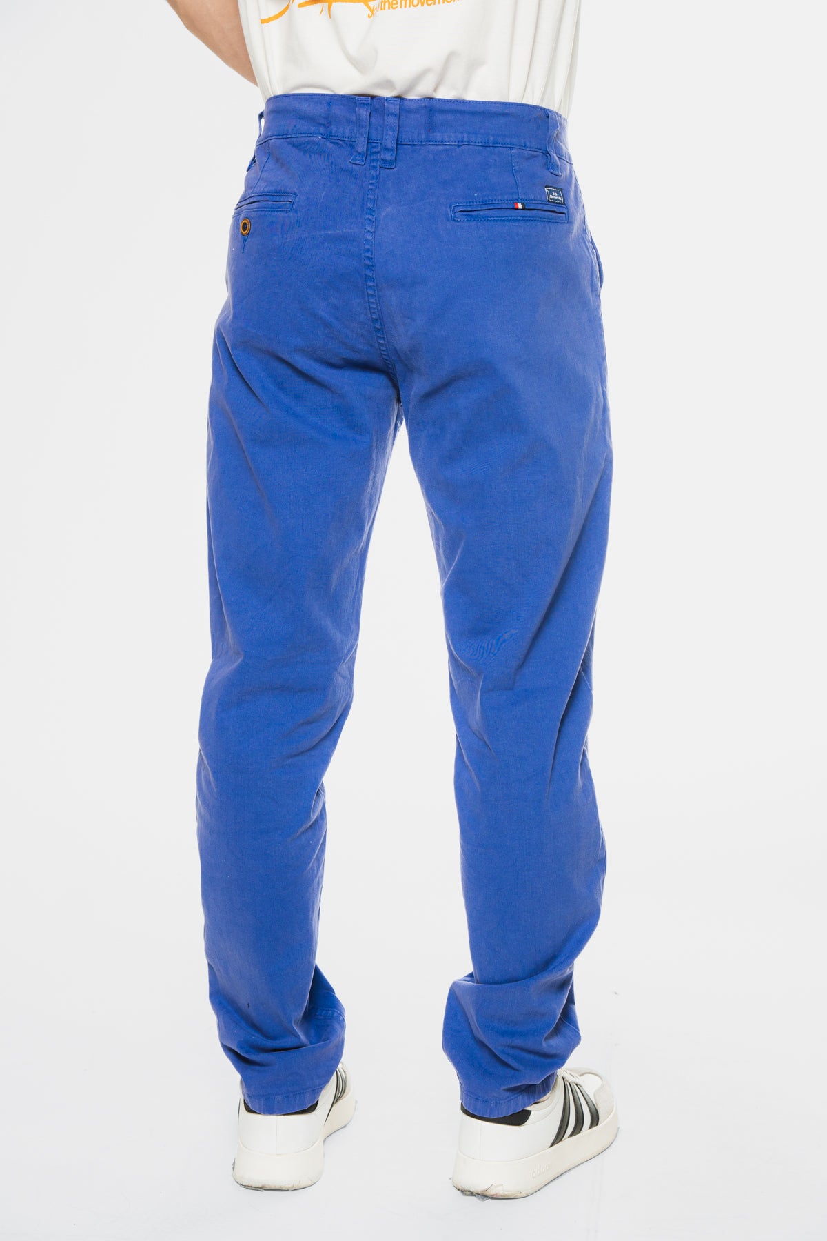 AZUL REY - Pantalón clásico dril licrado para hombre REF 001 BOTH+HIS