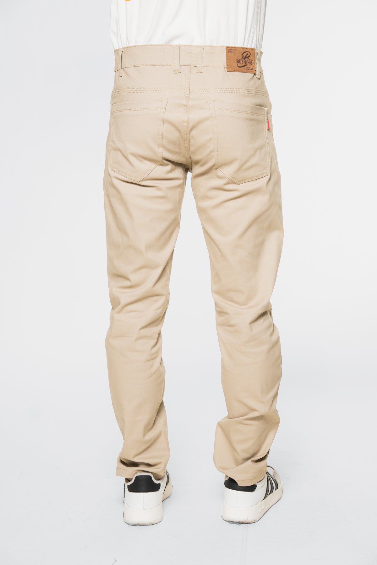 Crema - Pantalón dril licrado para hombre REF 083 BOTH+HIS