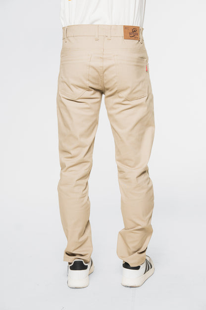 Crema - Pantalón dril licrado para hombre REF 083 BOTH+HIS