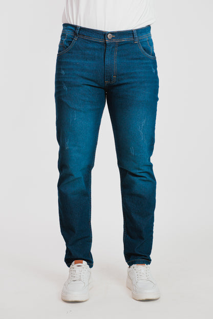 Azul oscuro - Jean slim fit en denim para hombre REF 090 BOTH+HIS