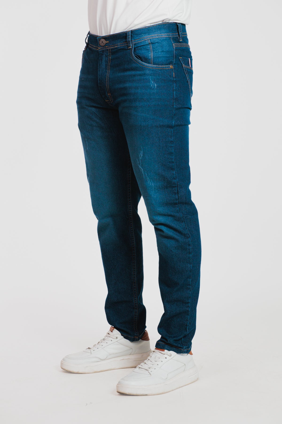 Azul oscuro - Jean slim fit en denim para hombre REF 090 BOTH+HIS