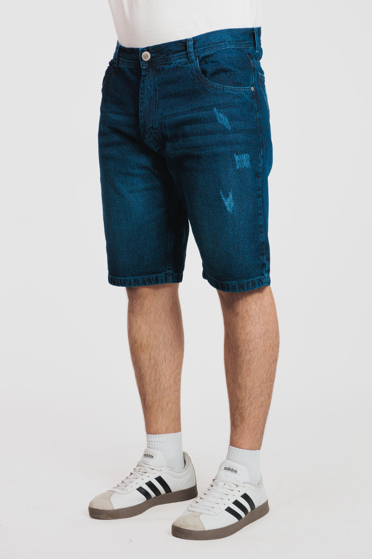 Dirty - Bermuda clásica en denim rígido para hombre REF 0114 BOTH+HIS